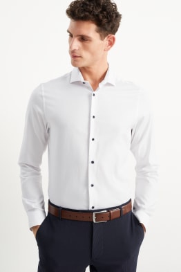 Business shirt - body fit - cutaway collar  - LYCRA®
