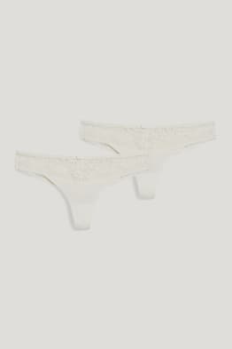 Multipack 2 buc. - chiloți tanga - LYCRA®