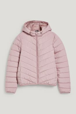 CLOCKHOUSE - quilted jacket with hood - recycled