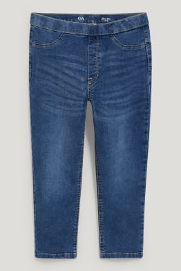 Jegging jeans capri - talie medie - efect push-up - LYCRA®