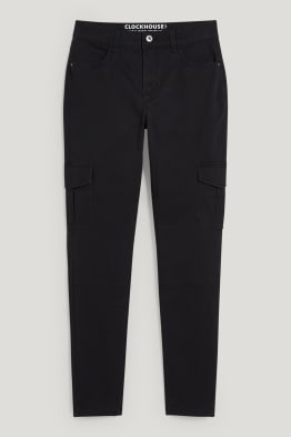 CLOCKHOUSE - pantalón cargo - high waist - skinny fit