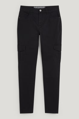 CLOCKHOUSE - Cargohose - High Waist - Skinny Fit