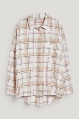 CLOCKHOUSE - blusa - de cuadros