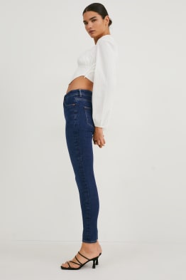 Made in UE - skinny jeans - vita alta - cotone biologico