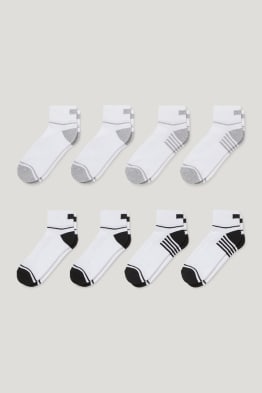 Confezione da 8 - calzini corti sportivi - LYCRA®