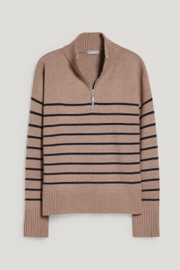 Pullover - gestreift