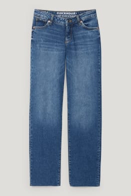 CLOCKHOUSE - straight jeans - low-rise waist - recycled
