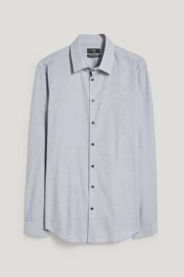 Cămașă office - slim fit - guler Kent - ușor de călcat