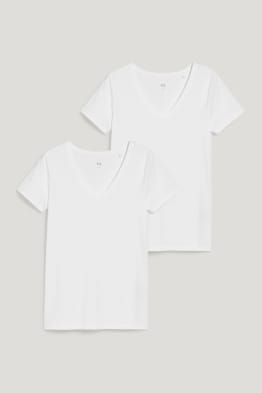 Confezione multipla da 2 - t-shirt basic - cotone biologico