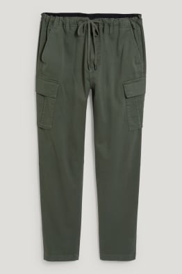 Spodnie bojówki - tapered fit - Flex - LYCRA®