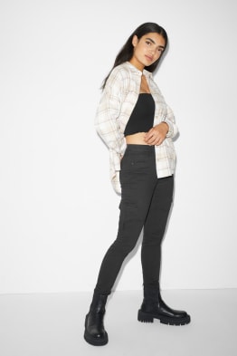 CLOCKHOUSE - Cargohose - High Waist - Skinny Fit