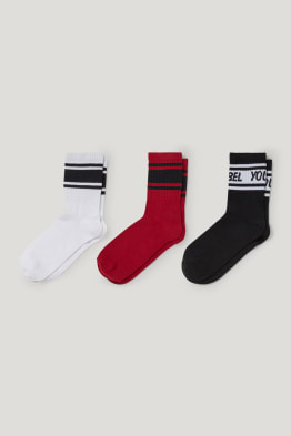 CLOCKHOUSE - lot de 3 - chaussettes de tennis