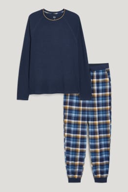 Pijama cu pantaloni din flanel