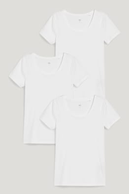 Set van 3 - basic-T-shirt - biokatoen