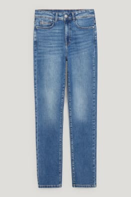 Please Slim jeans blauw casual uitstraling Mode Spijkerbroeken Slim jeans 