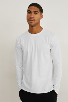 Longsleeve - Flex - biokatoen - LYCRA®