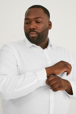 Camicia business - regular fit - collo all'italiana