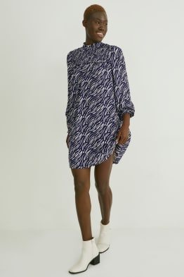 Vestido de línea evasé - estampado