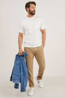 Linnen chino - regular fit