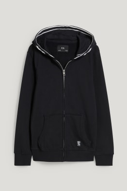 Sudadera con cremallera y capucha