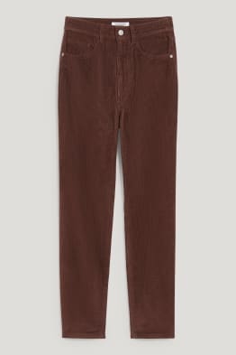 CLOCKHOUSE - pantalon en velours côtelé - mid waist - relaxed fit