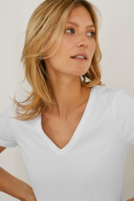 Confezione da 3 - t-shirt basic - cotone biologico