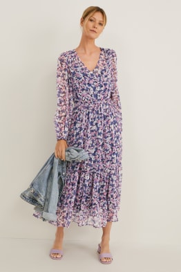 Fit & flare-jurk - gebloemd