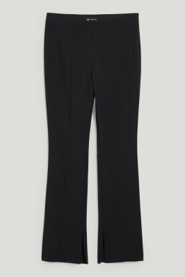 Pantalon - mid waist - straight fit - gerecyclede stof