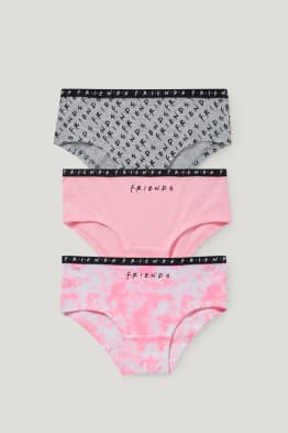 Lot de 3 - Friends - shortys - coton bio