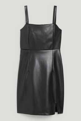 CLOCKHOUSE - Kleid - Lederimitat