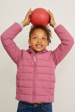 Doudoune à capuche - matière recyclée