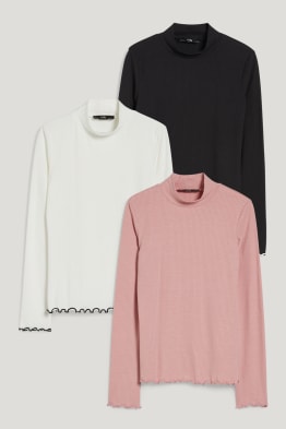 Confezione da 3 - maglia a maniche lunghe