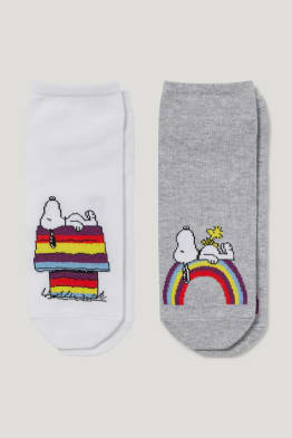 Pack de 2 - calcetines cortos con dibujo - Peanuts