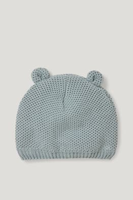 Bonnet de maille pour bébé - coton bio