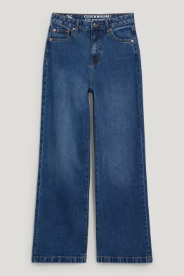 36 C&a CLOCKHOUSE Jeans Pantaloni Jeans Short Bermuda Capri Pantaloni High Rise C a H M tg 