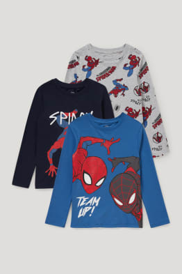 Lot de 3 - Spider-Man - hauts à manches longues