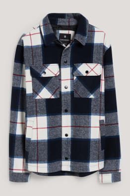 CLOCKHOUSE - sobrecamisa - reciclada - de cuadros