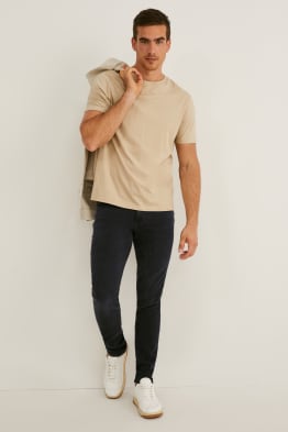 C&A Denim Slim Jeans-flex-lycra®-gerecyclede Stof in het Grijs voor heren Heren Kleding voor voor Shorts voor Bermuda's 