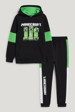 Minecraft - ensemble - sweat à capuche et pantalon de jogging - deux pièces