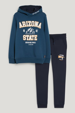 Set - sudadera con capucha y pantalón de deporte - 2 piezas