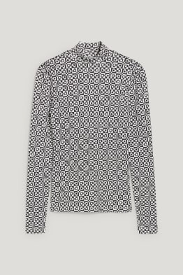 CLOCKHOUSE - tričko s dlouhým rukávem - z recyklovaného materiálu - se vzorem