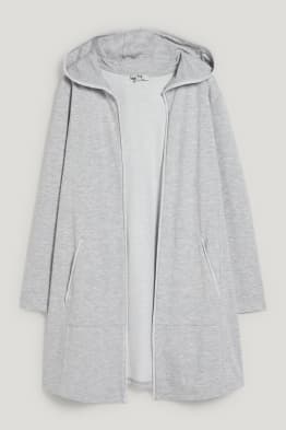 Sweatvest met capuchon