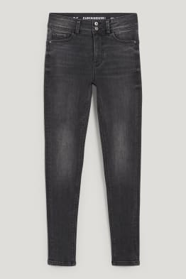 CLOCKHOUSE - skinny jeans - mid waist - LYCRA® - z recyklovaného materiálu