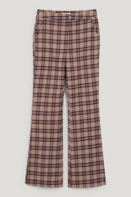 CLOCKHOUSE - Stoffhose - High Waist - Wide Leg