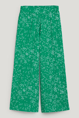 CLOCKHOUSE - Culotte - High Waist - geblümt