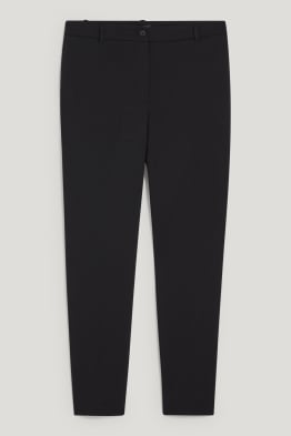 Business trousers - mid-rise waist - slim fit