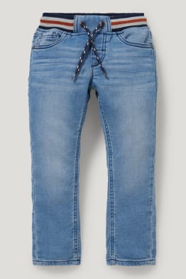 Straight jeans - cotone biologico - LYCRA®