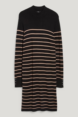 Knitted dress - with LENZING™ ECOVERO™ - striped