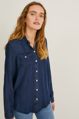 Jeansbluse