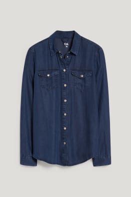 Jeansbluse